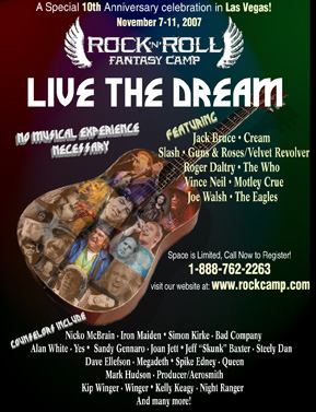 Rock and Roll Camp Poster